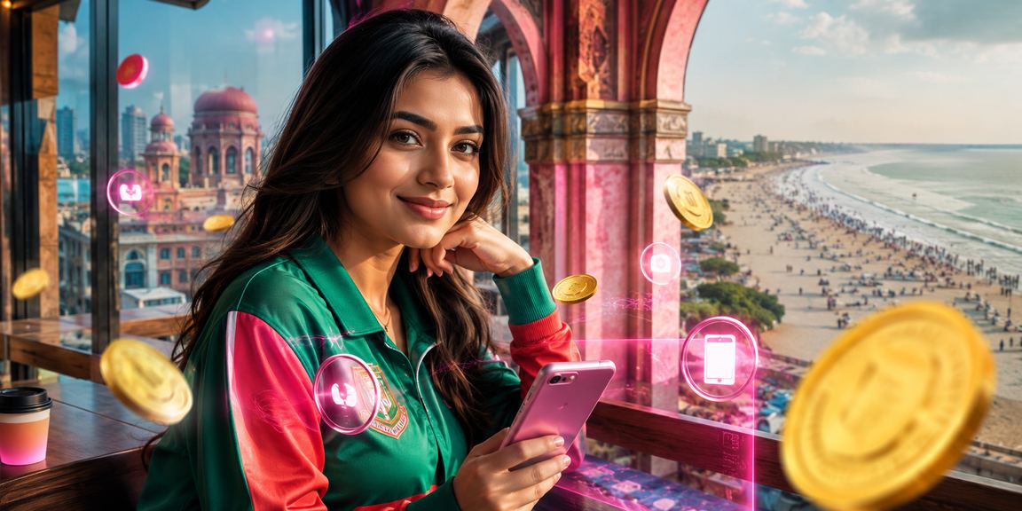 কক্সবাজার সমুদ্র সৈকতে মোবাইলে ক্রিকেট বেটিং করছেন একজন slot win ব্যবহারকারী